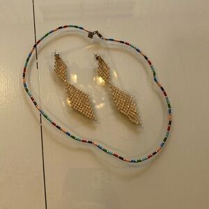 Gently Used Set of Earrings and Neclace